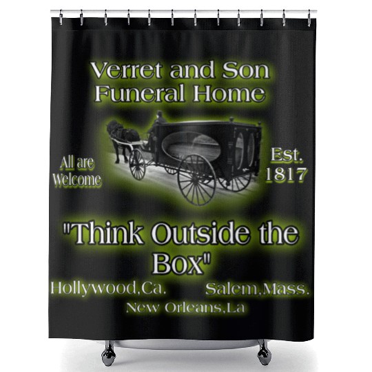 Verret and Son Funeral Home Shower Curtains