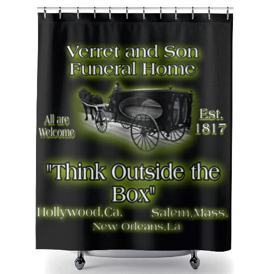 Verret and Son Funeral Home Shower Curtains