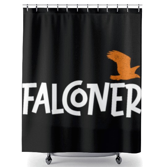 Falconry Bird Falcon Hunting Falconer Shower Curtains