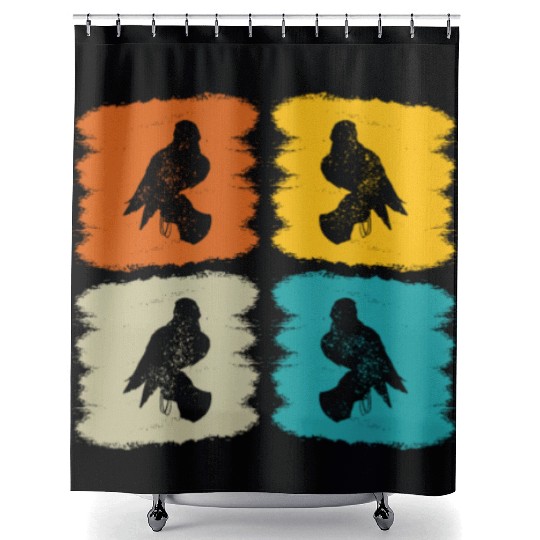 Falconry Bird Falcon Hunting Falconer Shower Curtains