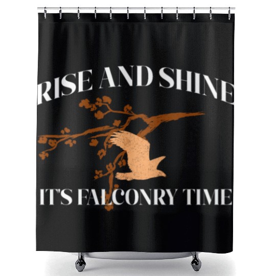 Falconry Bird Falcon Hunting Falconer Shower Curtains