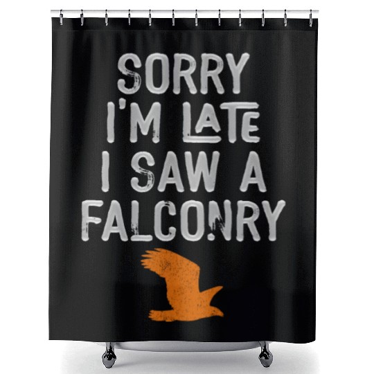 Falconry Bird Falcon Hunting Falconer Shower Curtains