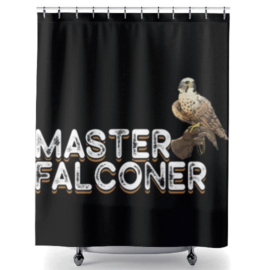 Falconry Bird Falcon Hunting Falconer Shower Curtains