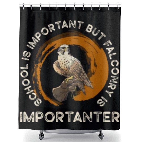 Falconry Bird Falcon Hunting Falconer Shower Curtains