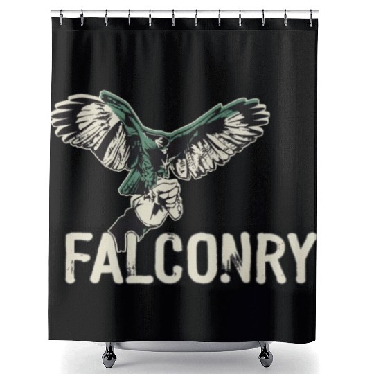 Falconry Bird Falcon Hunting Falconer Shower Curtains