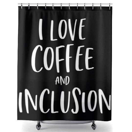 Funny Special Education Teacher Coffee Lover Shower Curtains