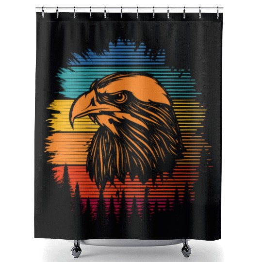Falconry Bird Falcon Hunting Falconer Shower Curtains