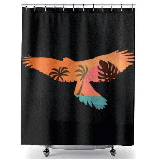 Falconry Bird Falcon Hunting Falconer Shower Curtains