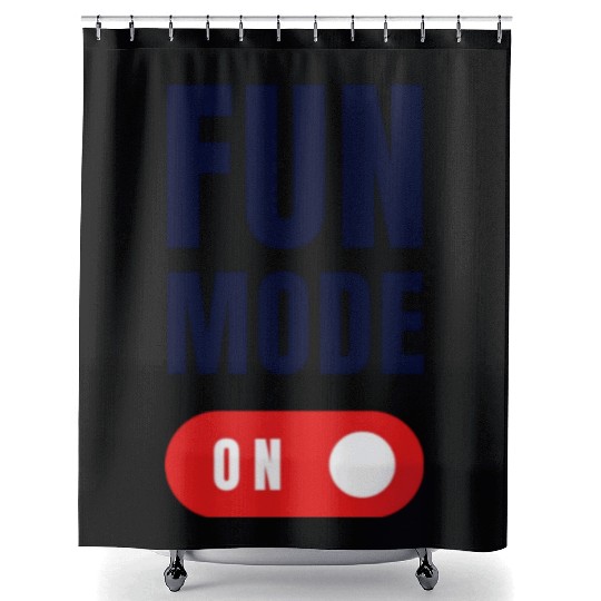 Black Colorful Dubai The Leading City in the World Shower Curtains