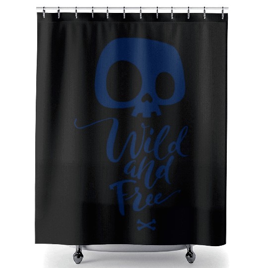 Wild Free breath of nature Shower Curtains