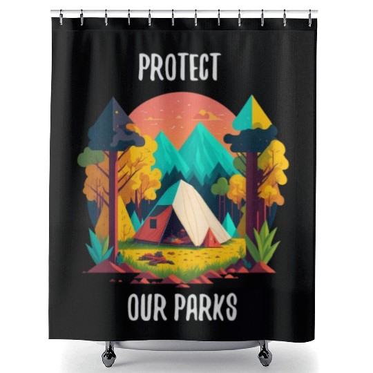 Natur Wildlife Outdoor Forest Camping Hiking Shower Curtains