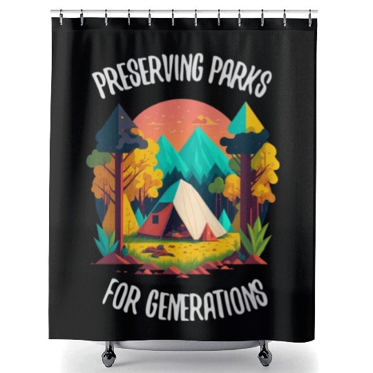 Natur Wildlife Outdoor Forest Camping Hiking Shower Curtains
