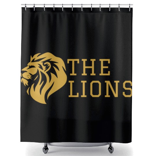 THE LIONS, Wildlife Lion from Africa Shower Curtains