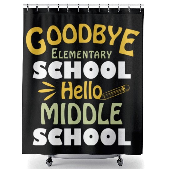 Elementary School Students Graduation Gift nature Shower Curtains