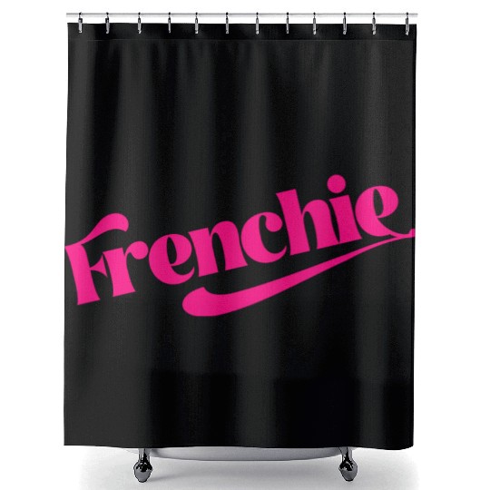 Frenchie Gift for French people Shower Curtains
