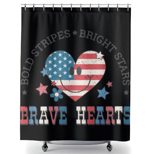 Independence Day Celebration and Empowerment Ts Shower Curtains