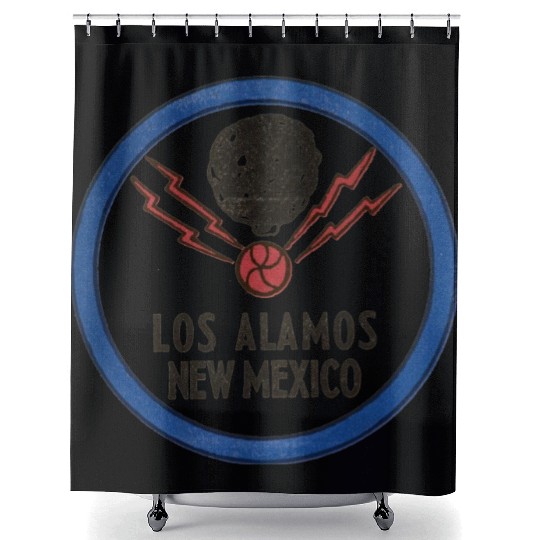 Manhattan Project Los Alamos, New Mexico Nuclear W Shower Curtains