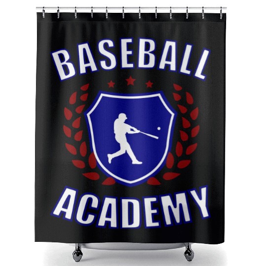 Baseball Academy 2 Shower Curtains