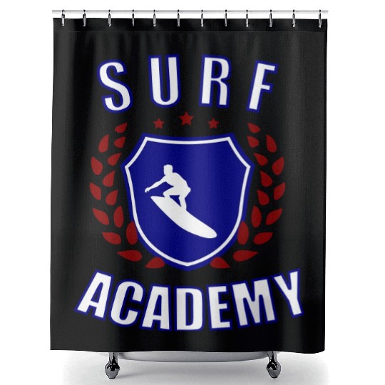 Surf Academy Shower Curtains