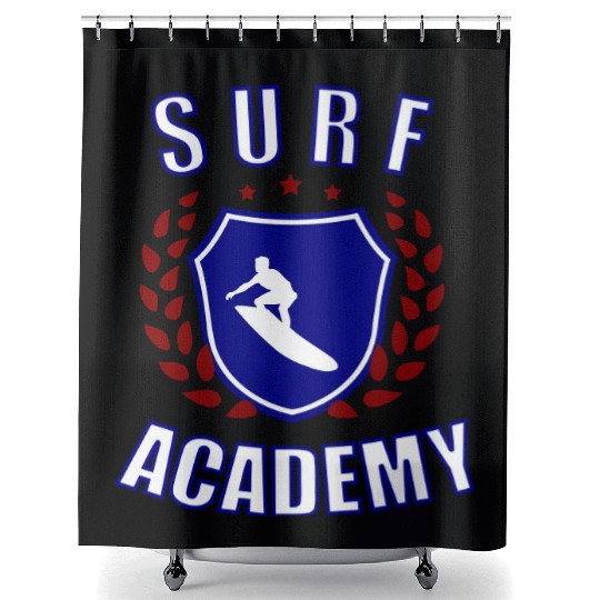 Surf Academy Shower Curtains