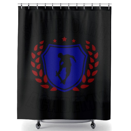 Skateboard Academy Shower Curtains