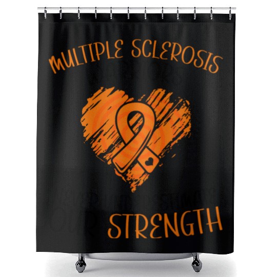 MS Warriors Never Underestimate Our Strength Shower Curtains