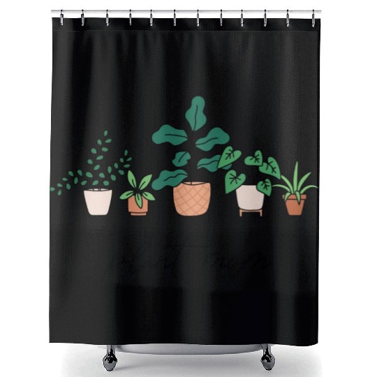 Plant Mom Shower Curtains