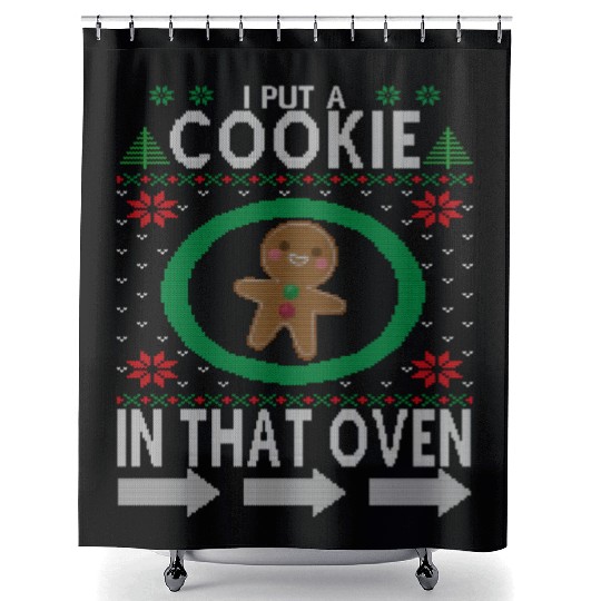 Ugly Pregnancy Announcet Expecting Dad Shower Curtains