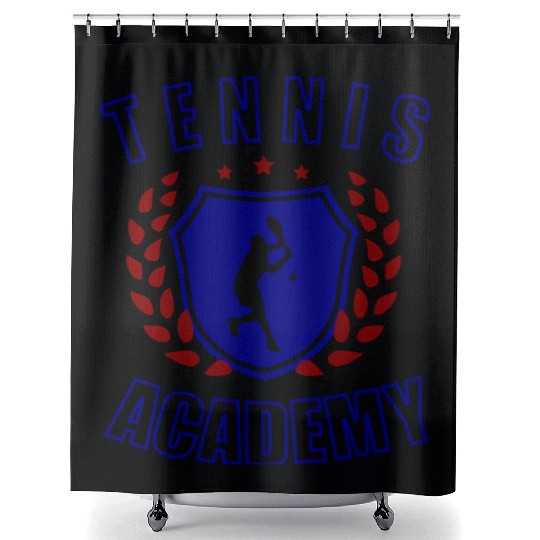 Tennis Academy Shower Curtains