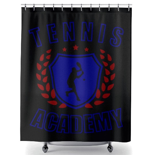 Tennis Academy Shower Curtains