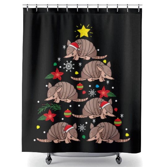 Armadillo Ornat Tree Zookeeper Shower Curtains