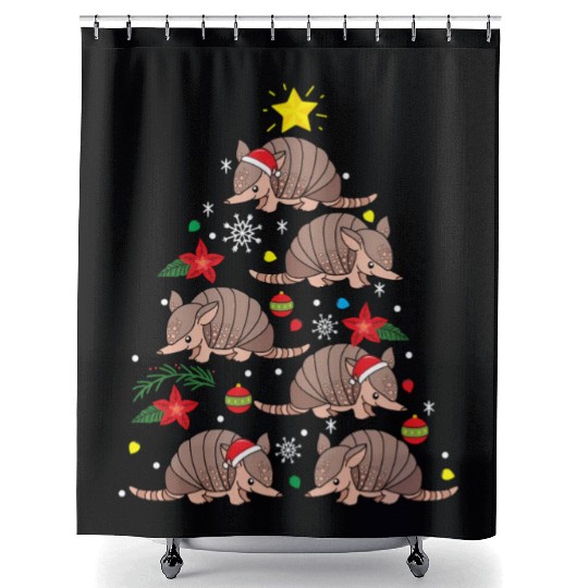 Armadillo Ornat Tree Zookeeper Shower Curtains