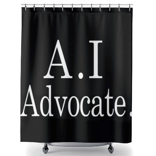 Ai Advocate trending green Shower Curtains