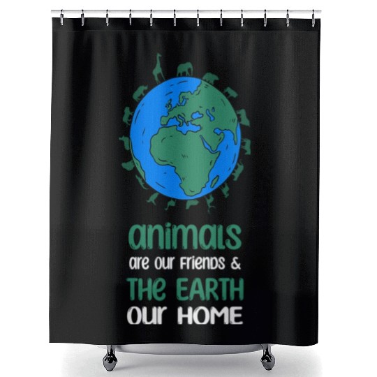 Earth Day Shower Curtains