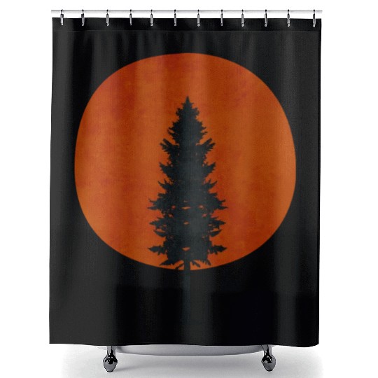 nature pine tree Shower Curtains