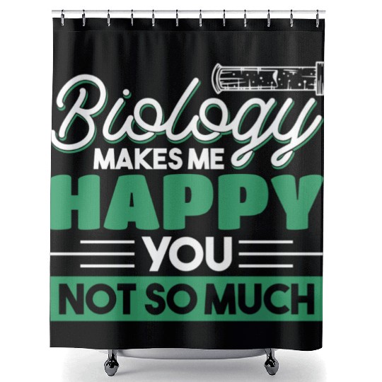 Teacher Biology Science Biologist nostalgia Shower Curtains