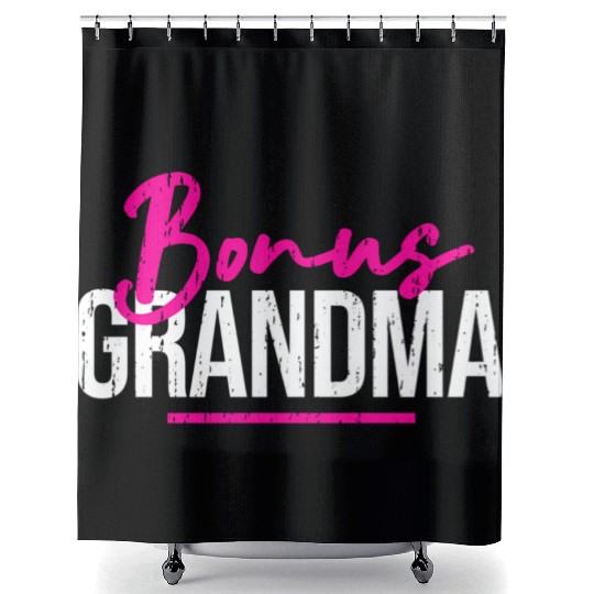 Bonus Grandma Mother'S Day Step Grandma Shower Curtains