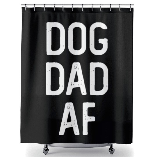 Dog Dad Shower Curtains