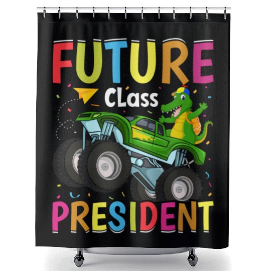 Future Class President Back To School Shower Curtains
