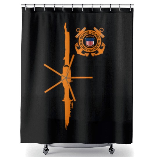 Us Coast Guard Uscg U S Armed Forces Patriot Shower Curtains