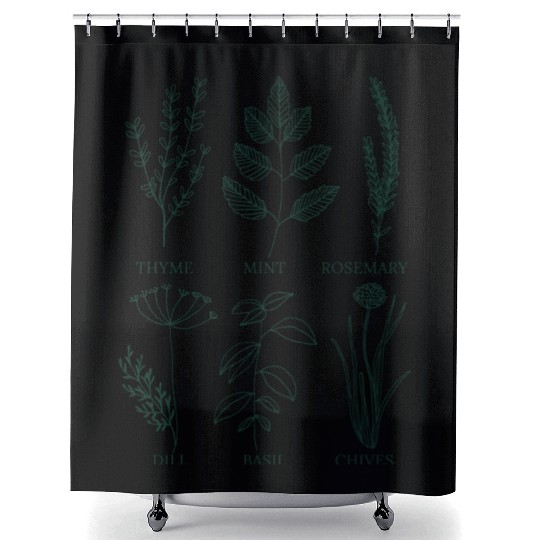 Herb Garden Shower Curtains