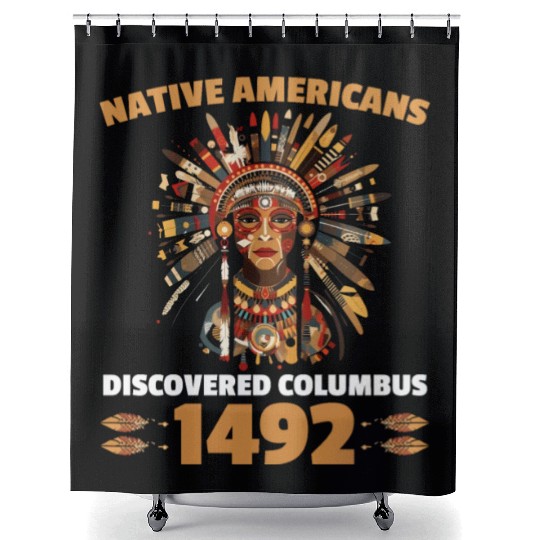 Aboriginal Indians Indigenous Native American Day Shower Curtains