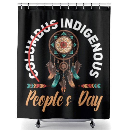 Aboriginal Indians Indigenous Native American Day Shower Curtains