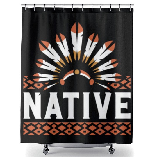 Aboriginal Indians Indigenous Native American Day Shower Curtains