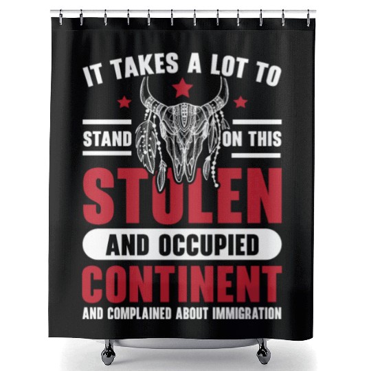 Aboriginal Indians Indigenous Native American Day Shower Curtains