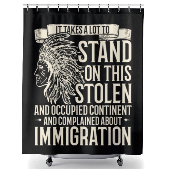 Aboriginal Indians Indigenous Native American Day Shower Curtains