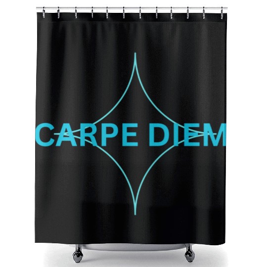 "Carpe Diem Shower Curtains: Seize the Day in Style!"