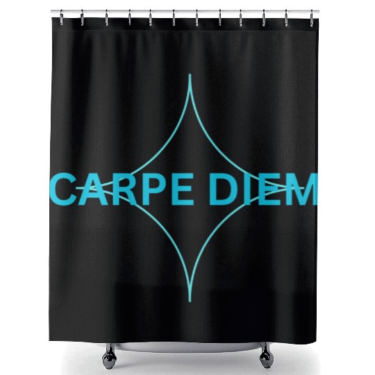 "Carpe Diem Shower Curtains: Seize the Day in Style!"