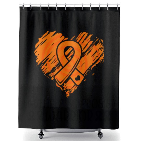 Proud Mom Of An Multiples Sclerosis Warrior Shower Curtains
