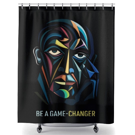 Be A Game Changer Shower Curtains